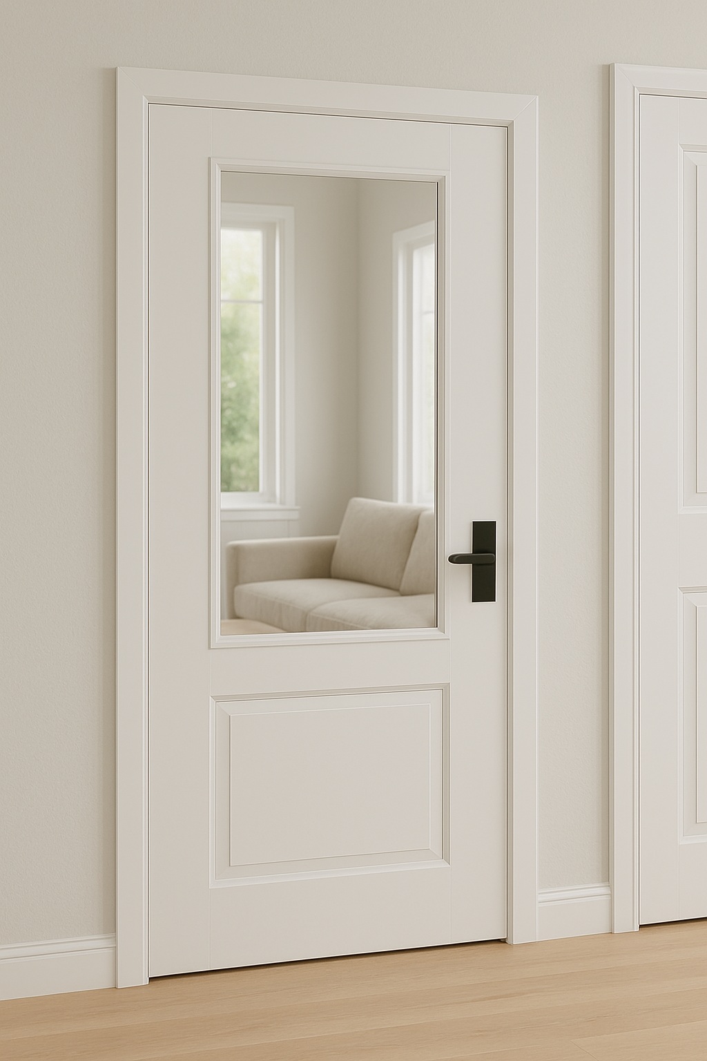 Barn style feature door